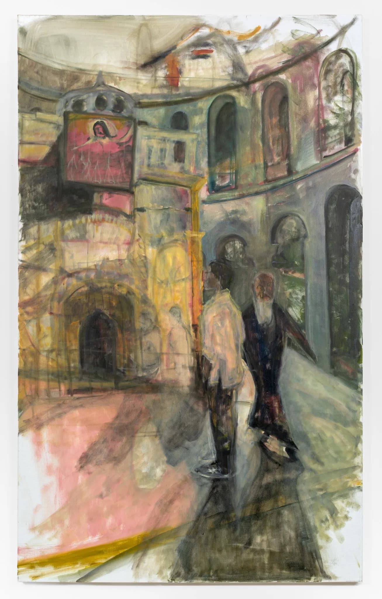 Alex Shnaiderman, painting with symbolic imagery