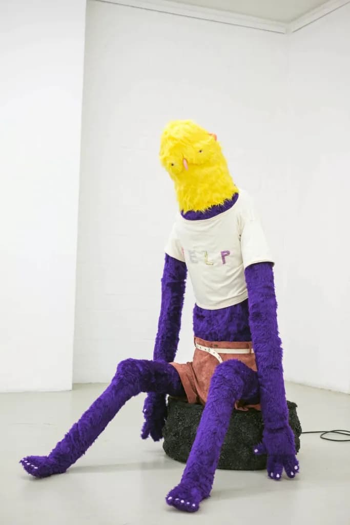 Theresa Rothe, Confusing Bunch — anthropomorphic textile figure