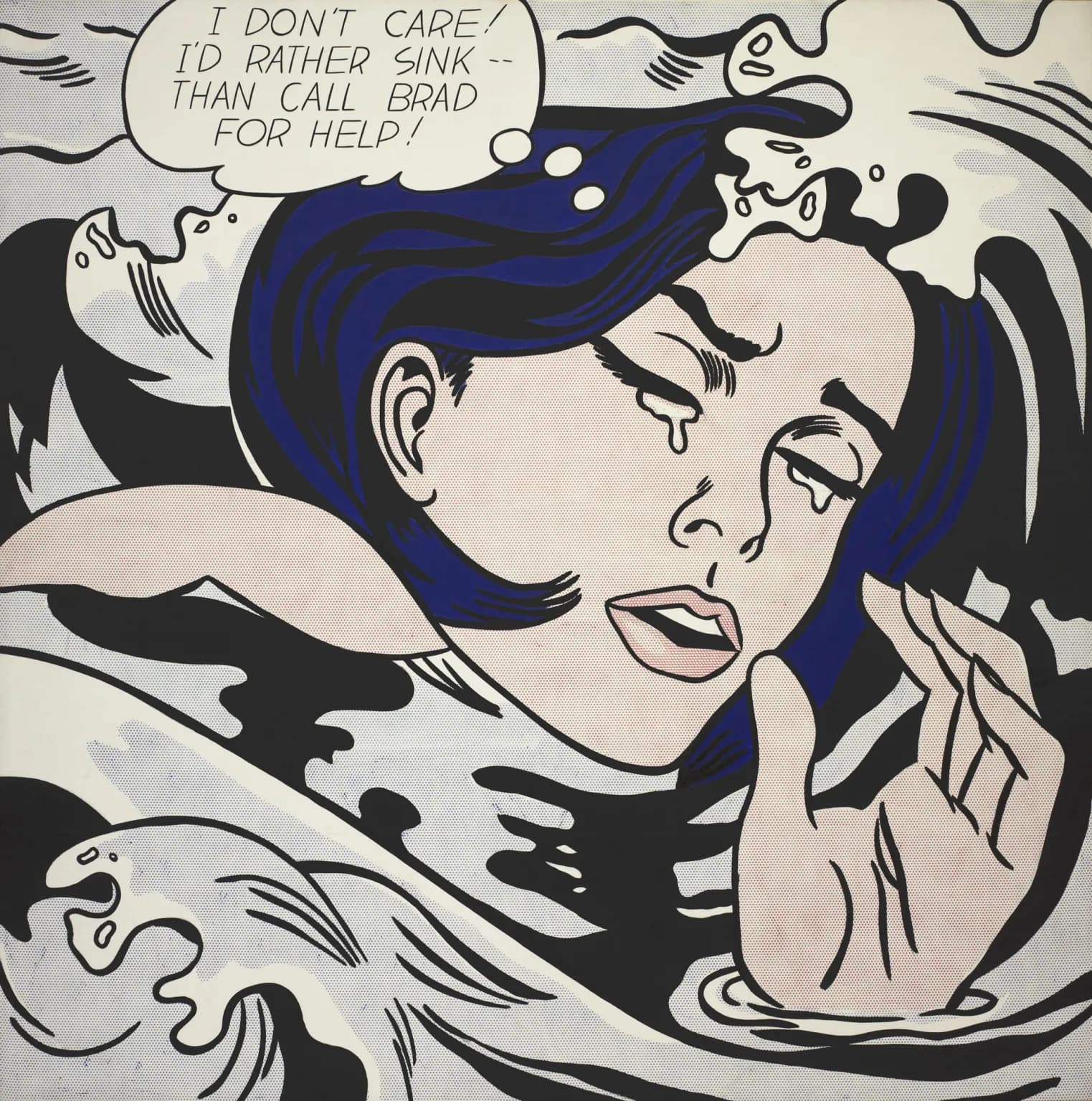 Roy Lichtenstein, Drowning Girl