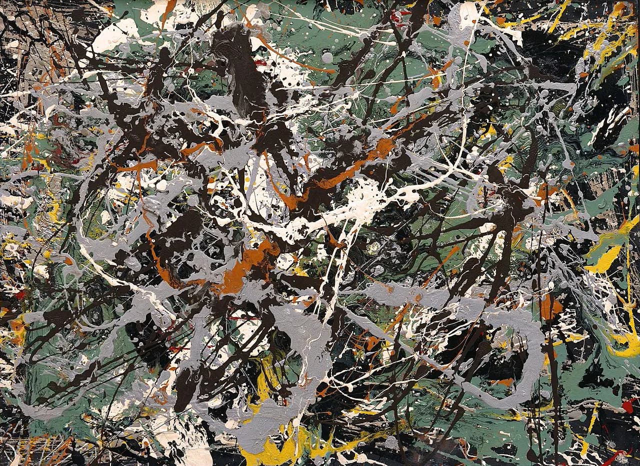 Jackson Pollock, drip painting