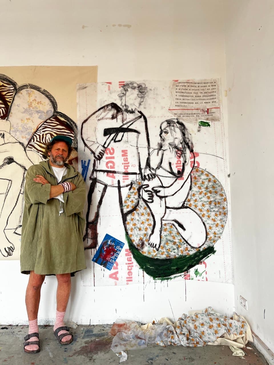 Gadi Abunem during the Berlin Art Residence BAI