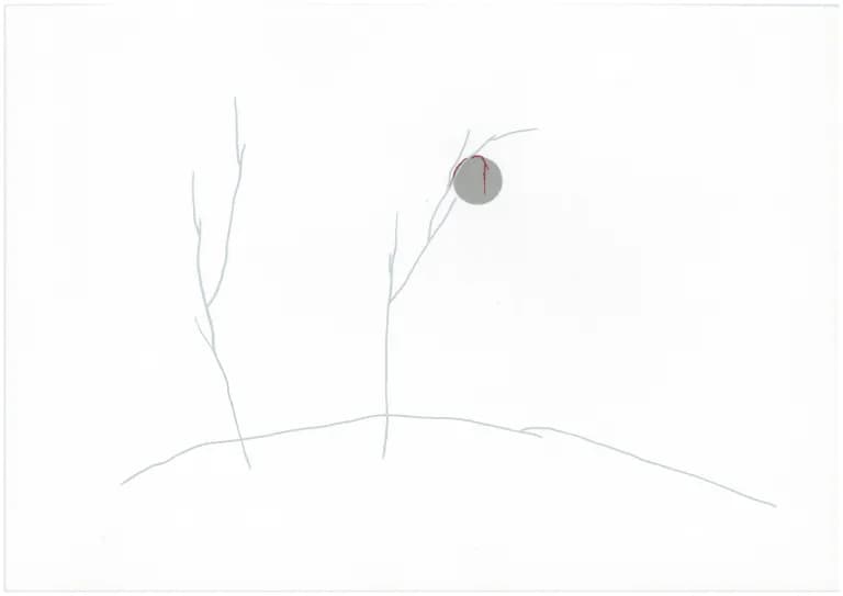 Arik Miranda, Untitled, from the series Night Drawings, 2003, felt pen and ink on paper, 28×35.5 cm