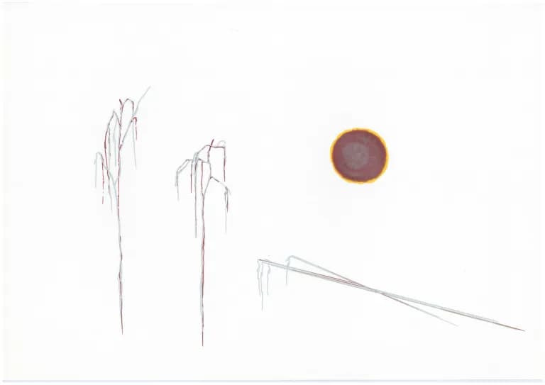 Arik Miranda, Untitled, from the series Night Drawings, 2003, felt pen and ink on paper, 28×35.5 cm