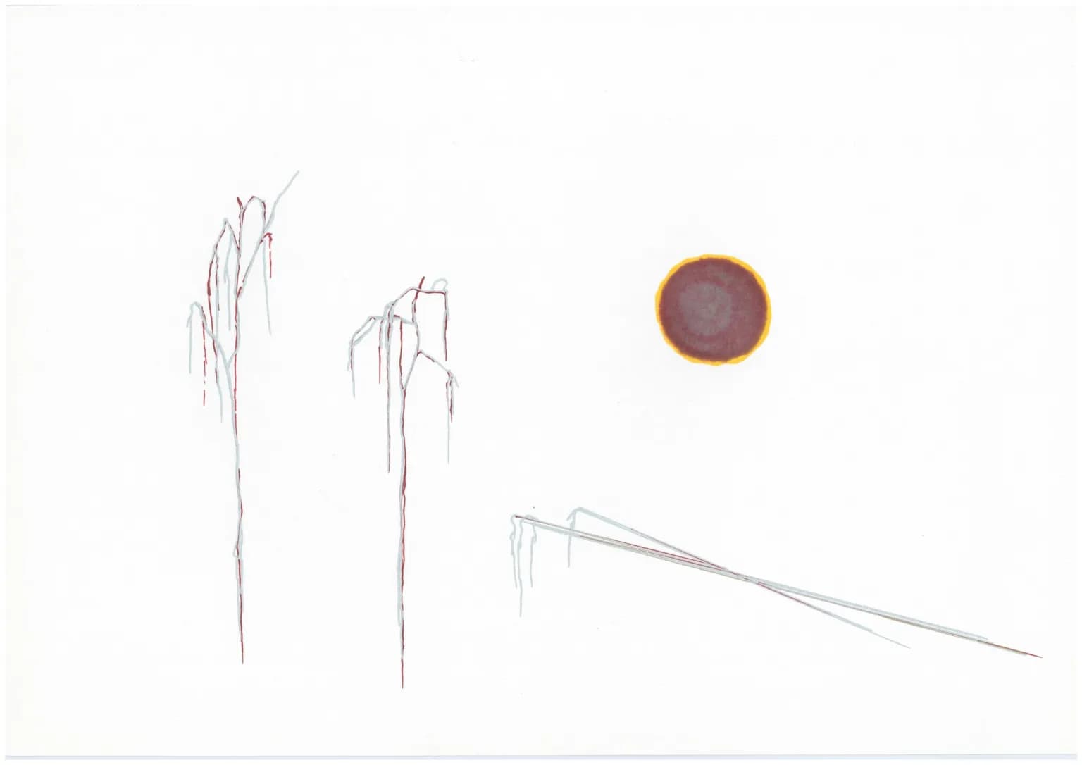 Arik Miranda, Untitled, from the series Night Drawings, 2003, felt pen and ink on paper, 28×35.5 cm